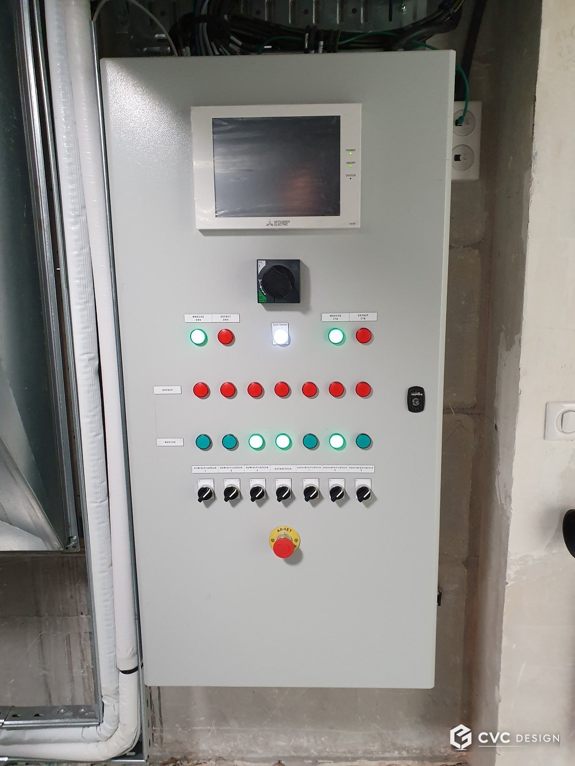 Armoire de régulation GTC — Crédit Municipal de Paris