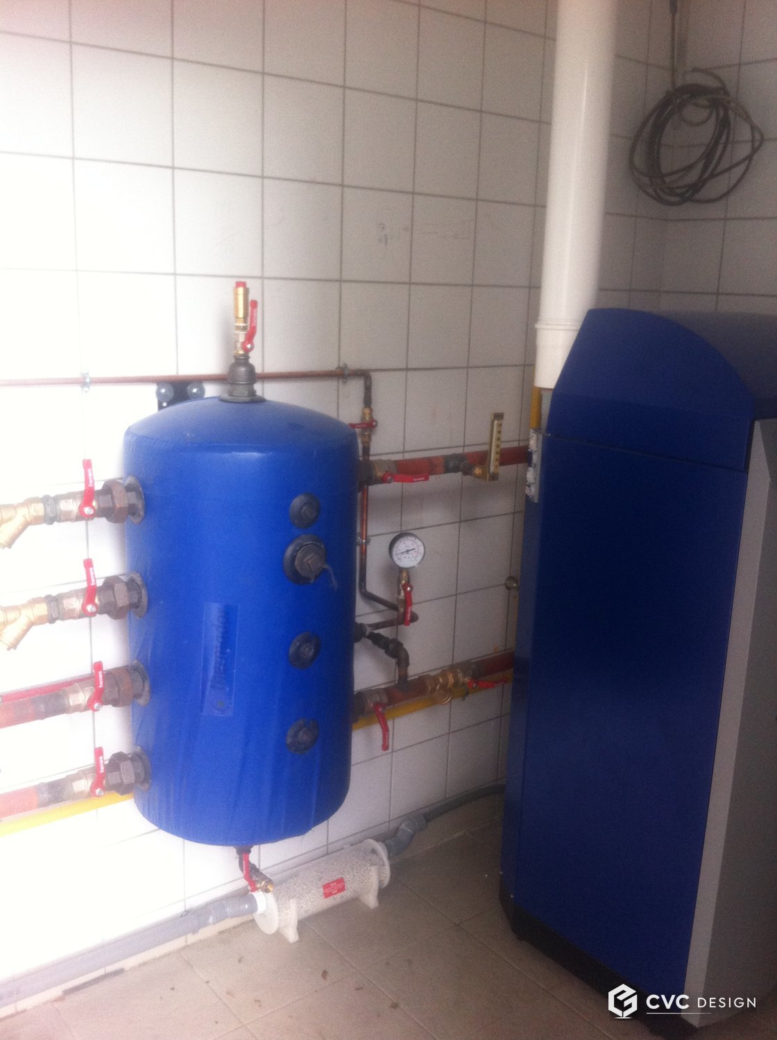 Bouteille de mélange et ballon tampon, Drancy